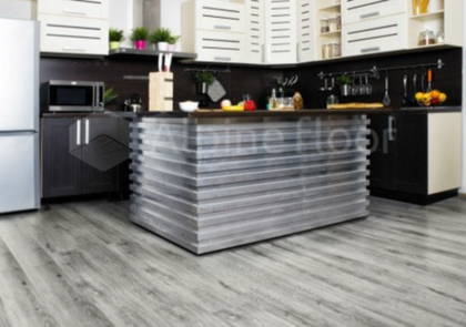 Каменно-полимерная напольная плитка серии CLASSIC Дуб Арктик ЕСО 134-7