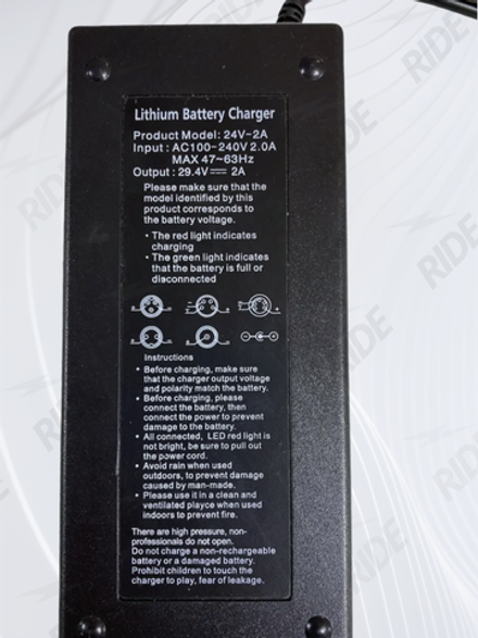 Зарядное устройство для электросамоката Jack Hot/Hiper/Next Drive/iconBIT (24V 2A)