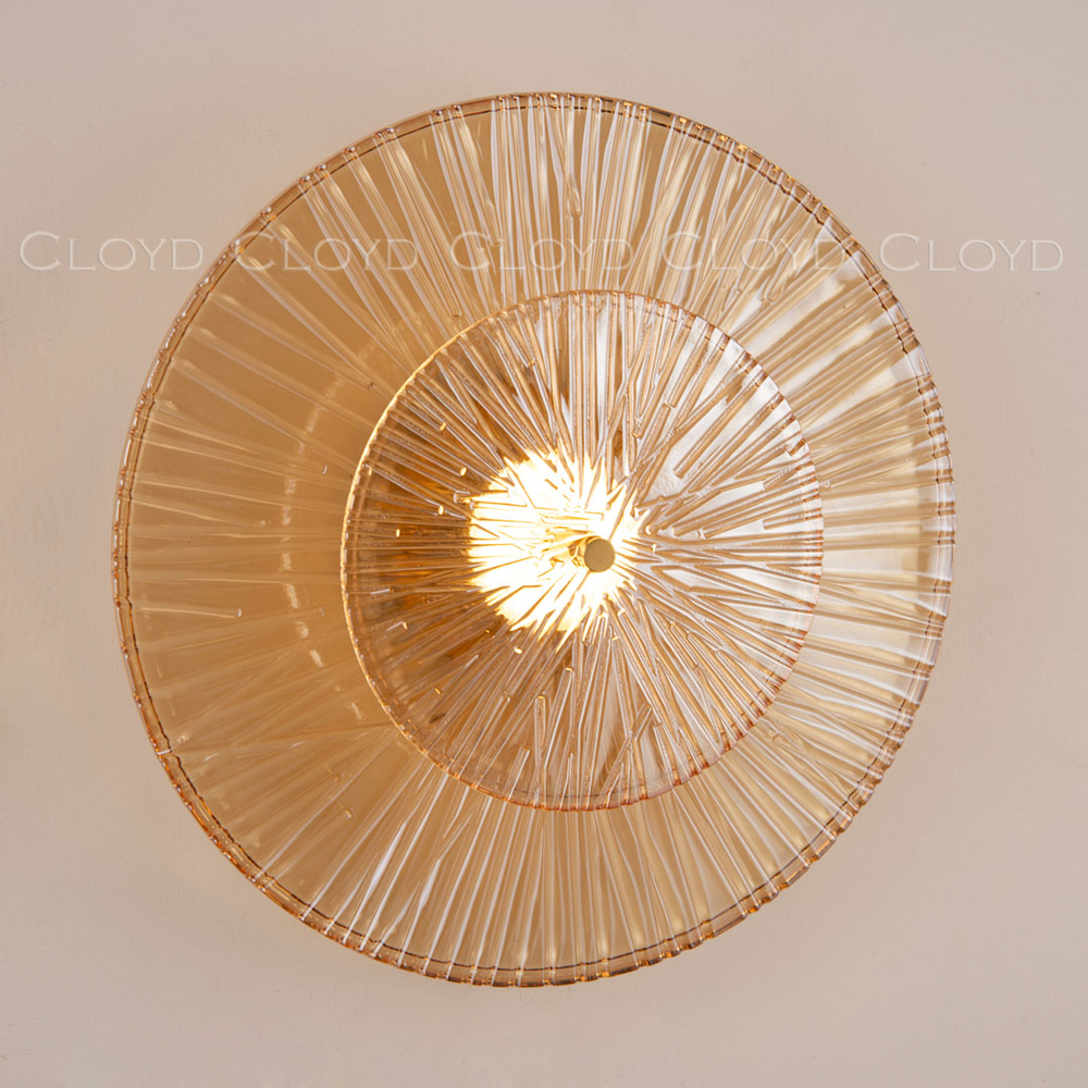 Бра Cloyd HELION-D W1 / Ø35 см - латунь (арт.20308)