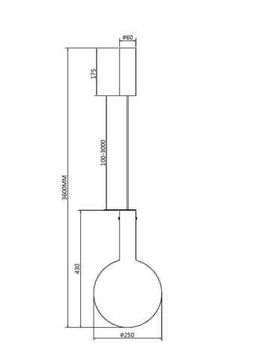 Подвесной светильник Maytoni MOD182PL-L6W3K