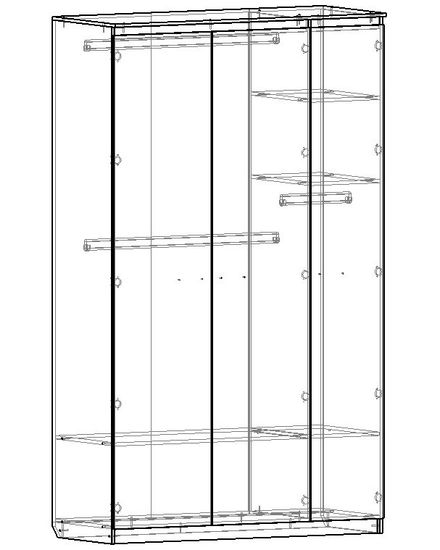 Шкаф ВЕНА-14 левый