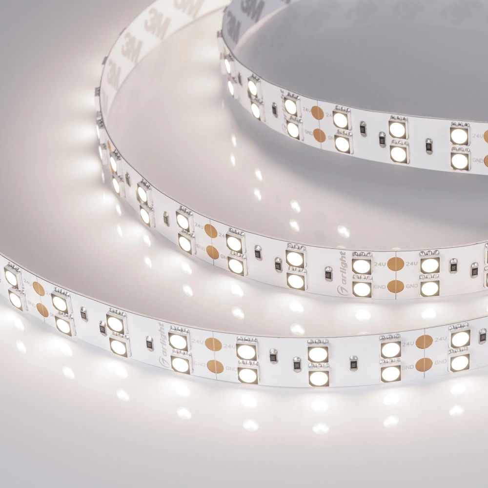Светодиодная лента RT 2-5000 24V Day4000 2x2 (5060, 600 LED, CRI98) (Arlight, 28.8 Вт/м, IP20) 021469(1)