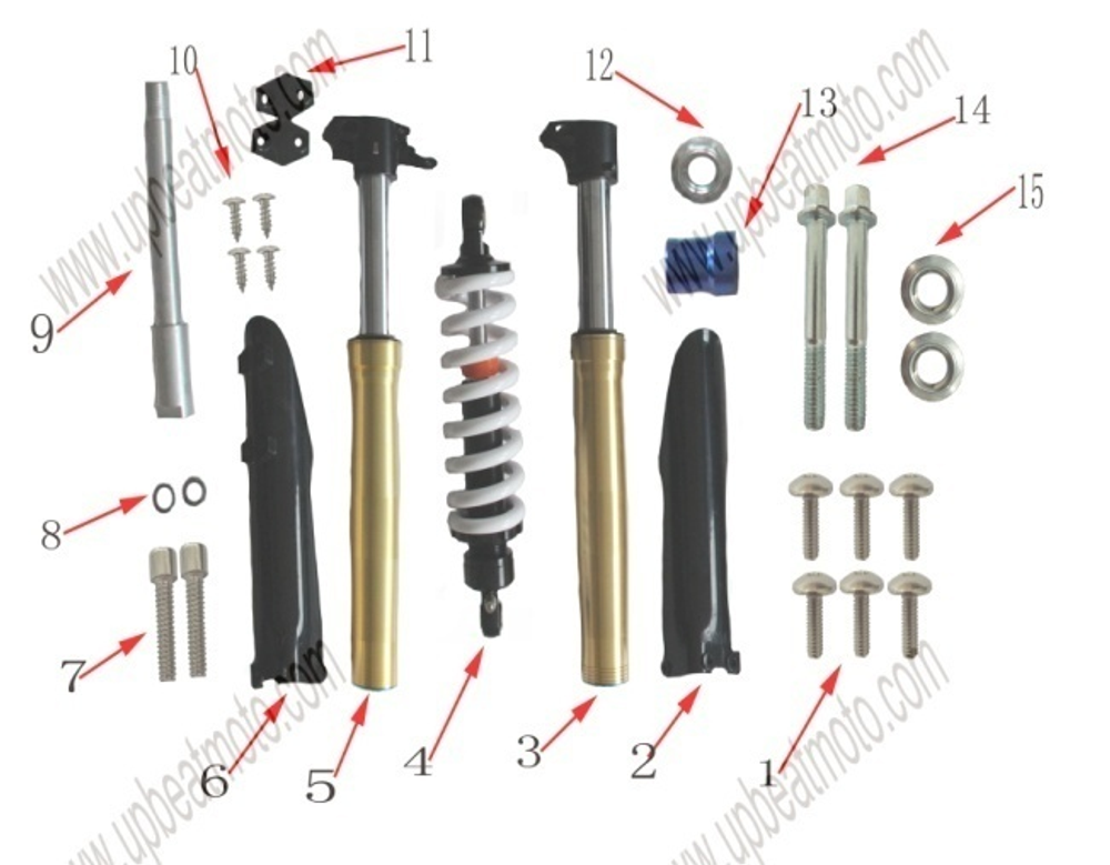 Запчасти H к питайку Motax MX 125, KTM 125, MOTAX 140