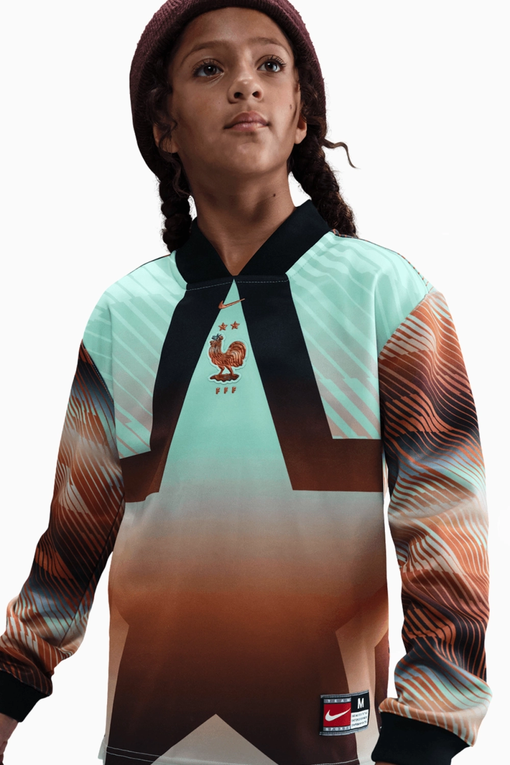 Футболка с длинными рукавами Nike France Goalkeeper Junior - многоцветный