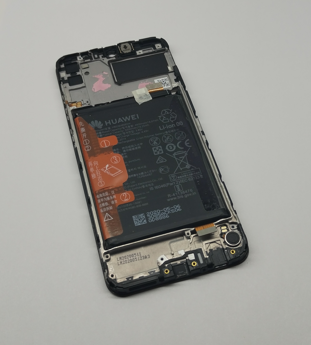 Honor 9A (MOA-LX9N) - рамка дисплея + Аккумулятор + динамик слуховой + шлейф кнопок (ORIG)