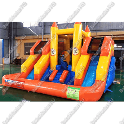 Батут "Морковка" с бассейном