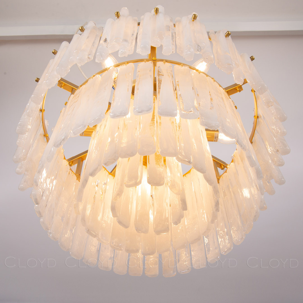 Потолочный светильник Cloyd NANSEN FM9 / Ø55 см - латунь (арт.10959)