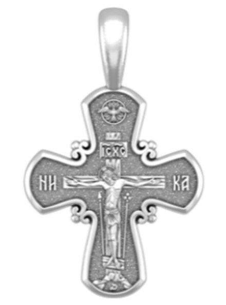 Крест "Распятие. Икона Божией Матери "Знамение"."