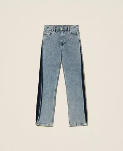 TWINSET Джтинсы с декоративными разрезами