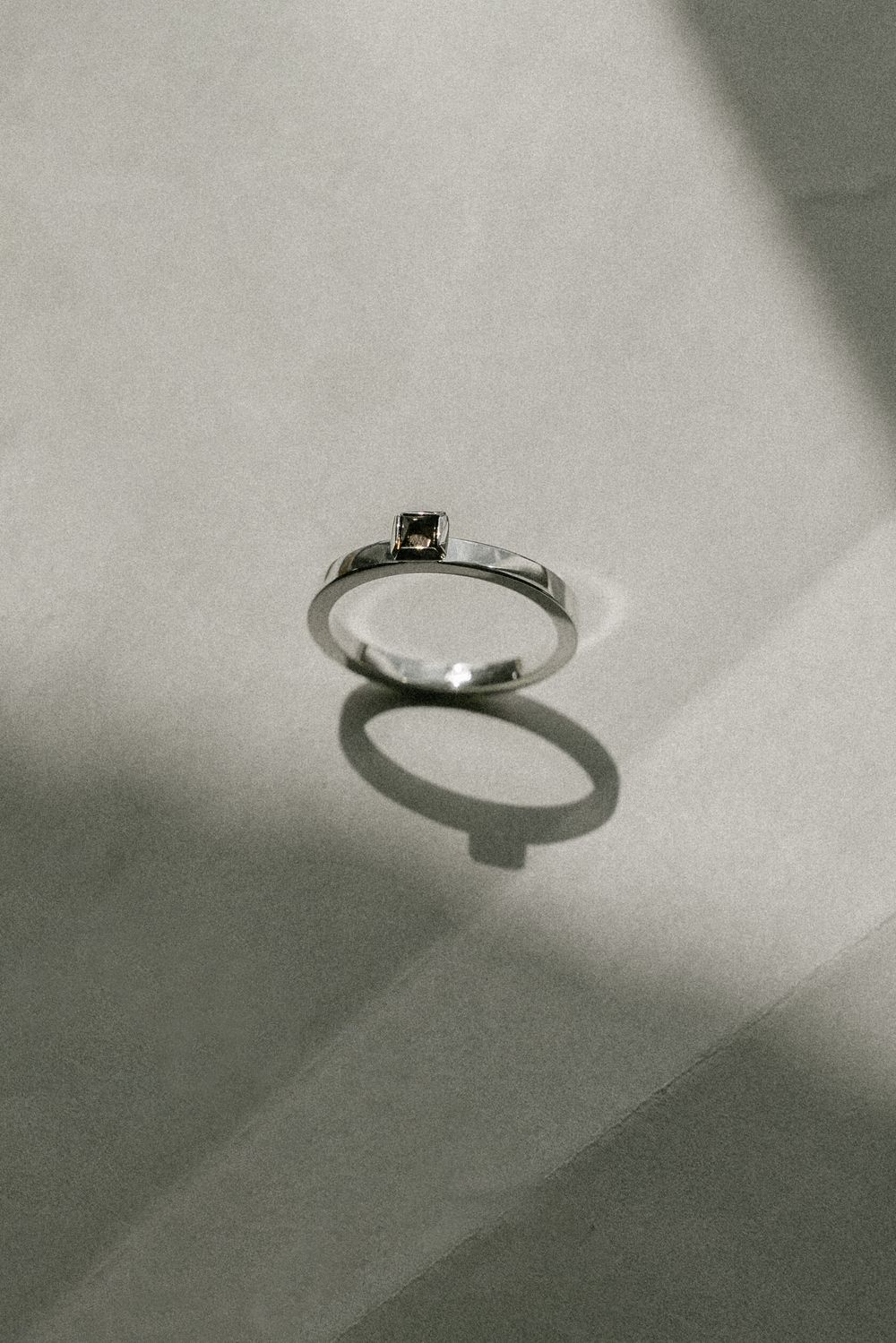 Кольцо Опора с раухтопазом