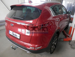 Фаркоп оцинкованный Galia H095A для Hyundai Tucson дорестайл 2015-2018, Kia Sportage 4 дорестайл 2015-2018(паспорт и сертификат в комплекте)(без электрики)