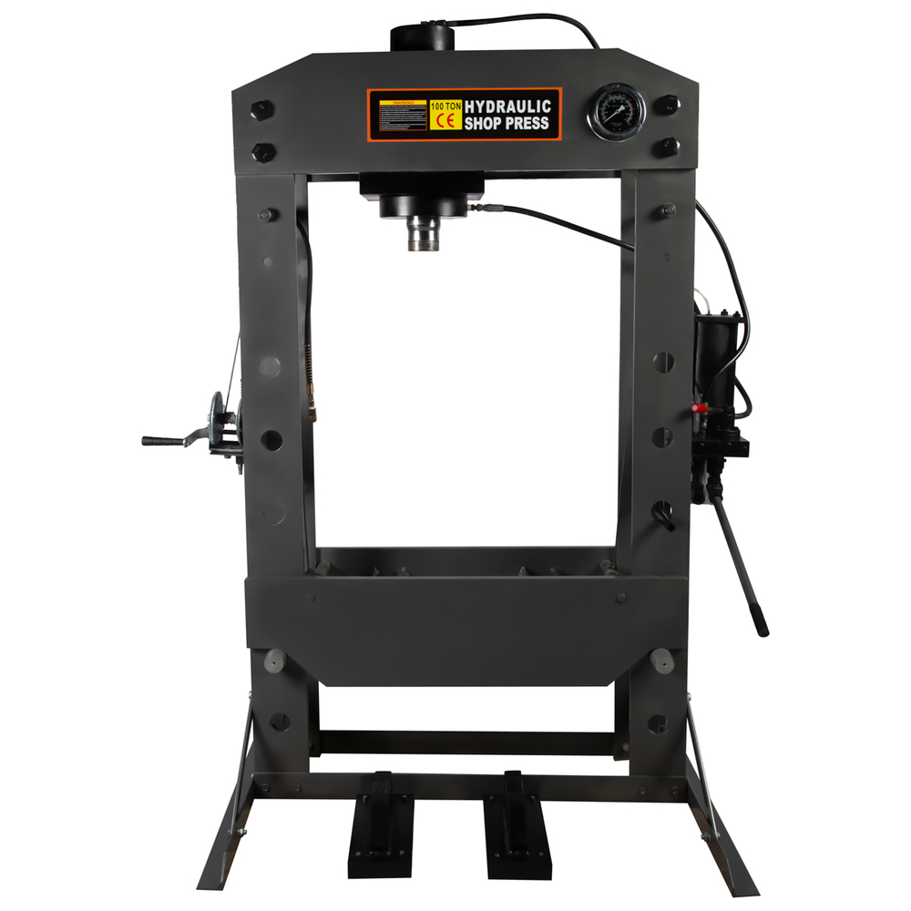 WDK-80175 Пресс напольный пневмогидравлический, 75 тонн. Ход штока 240 мм. Рабочий диапазон 0-900 мм