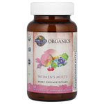 Garden of Life, Organics, мультивитамины для женщин, 60 веганских таблеток
