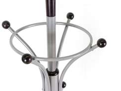 Вешалка напольная Д 4 металлик/ венге