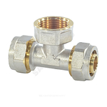 Тройник МП латунь никель обжим Дн 20х3/4"х20 ВР ГОСТ 32415-2013 7013 Aquasfera 7013-02