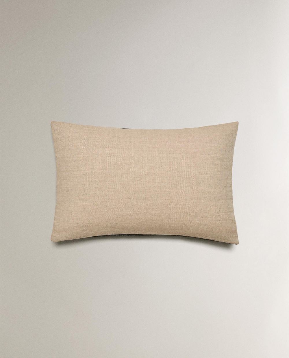 Zara Home наволочка декоративная из льна, синий, 40x60 см