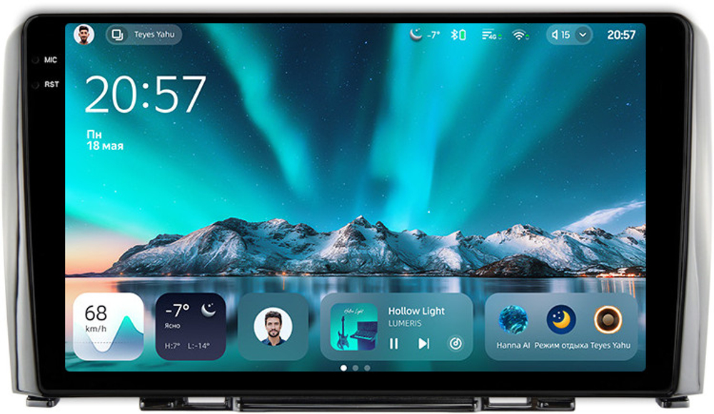 Магнитола для Great Wall Hover H6 2012-2017 - Teyes CC4 монитор 9.2" 2K QLED на Android 14, Snapdragon 680, DSP, CarPlay, 4G SIM-слот