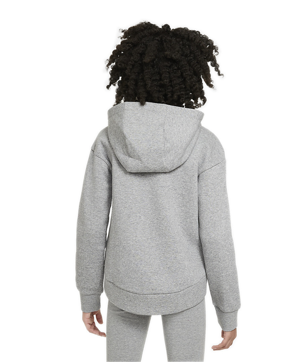 Кофта для девочки теннисная  Nike Sportswear Club Fleece FZ Hoodie G - серый