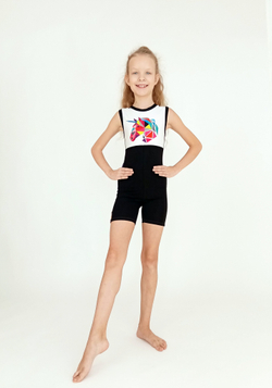 A shortened "Unicorn" jumpsuit