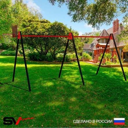 Уличные качели Sv Sport Maxi х 2 УК300.2К (6.0м/Щит баскет)