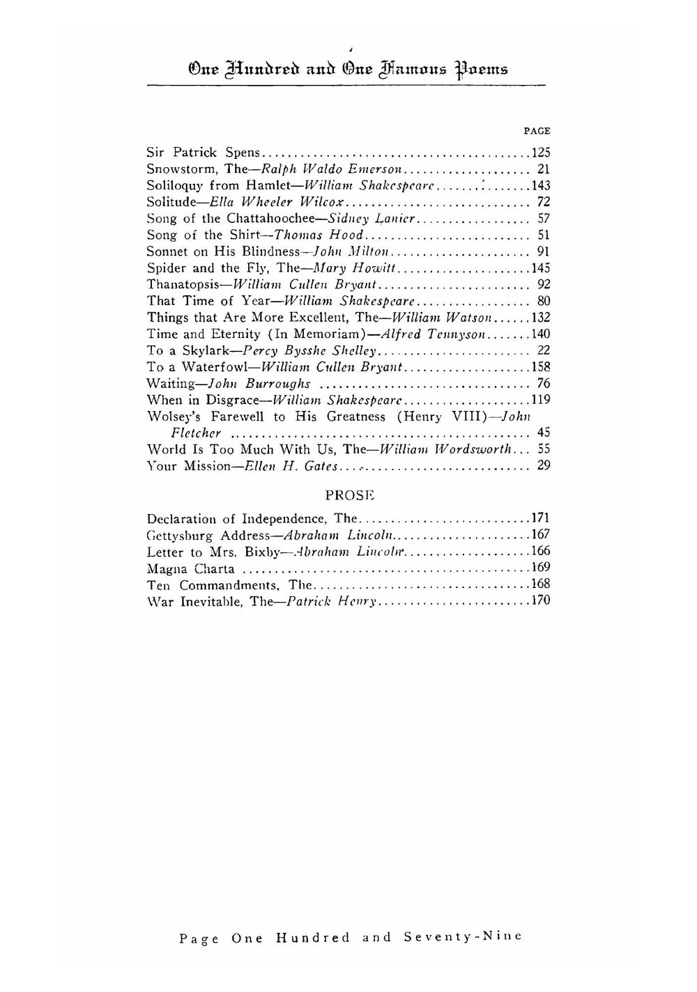 One hundred and one famous poems | Roy Jay Cook