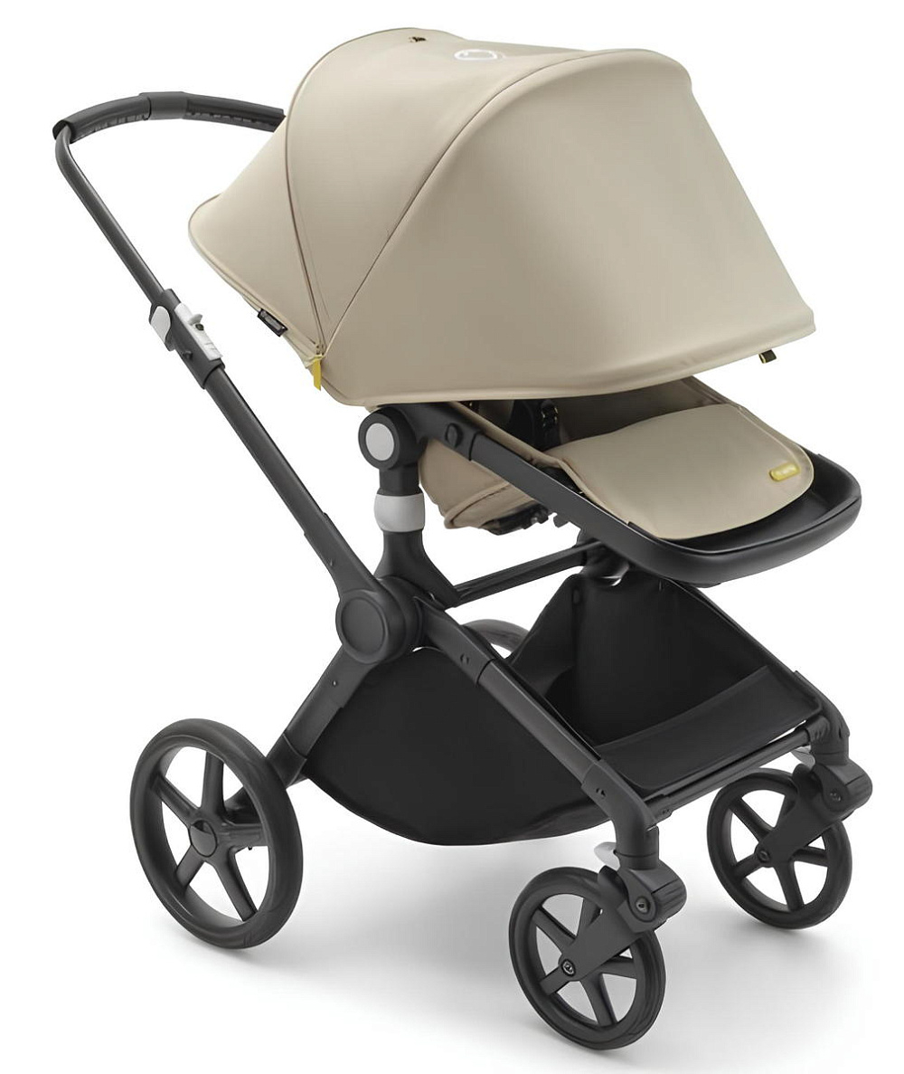 Коляска Bugaboo Fox Cub Complete 2 в 1 Black/Desert Beige-Desert Beige