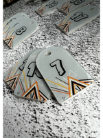 Номерки для ключей 3х5 см