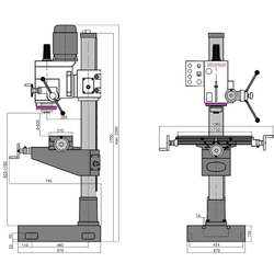 Вертикально-сверлильный станок Optimum OPTIdrill DH 40CT