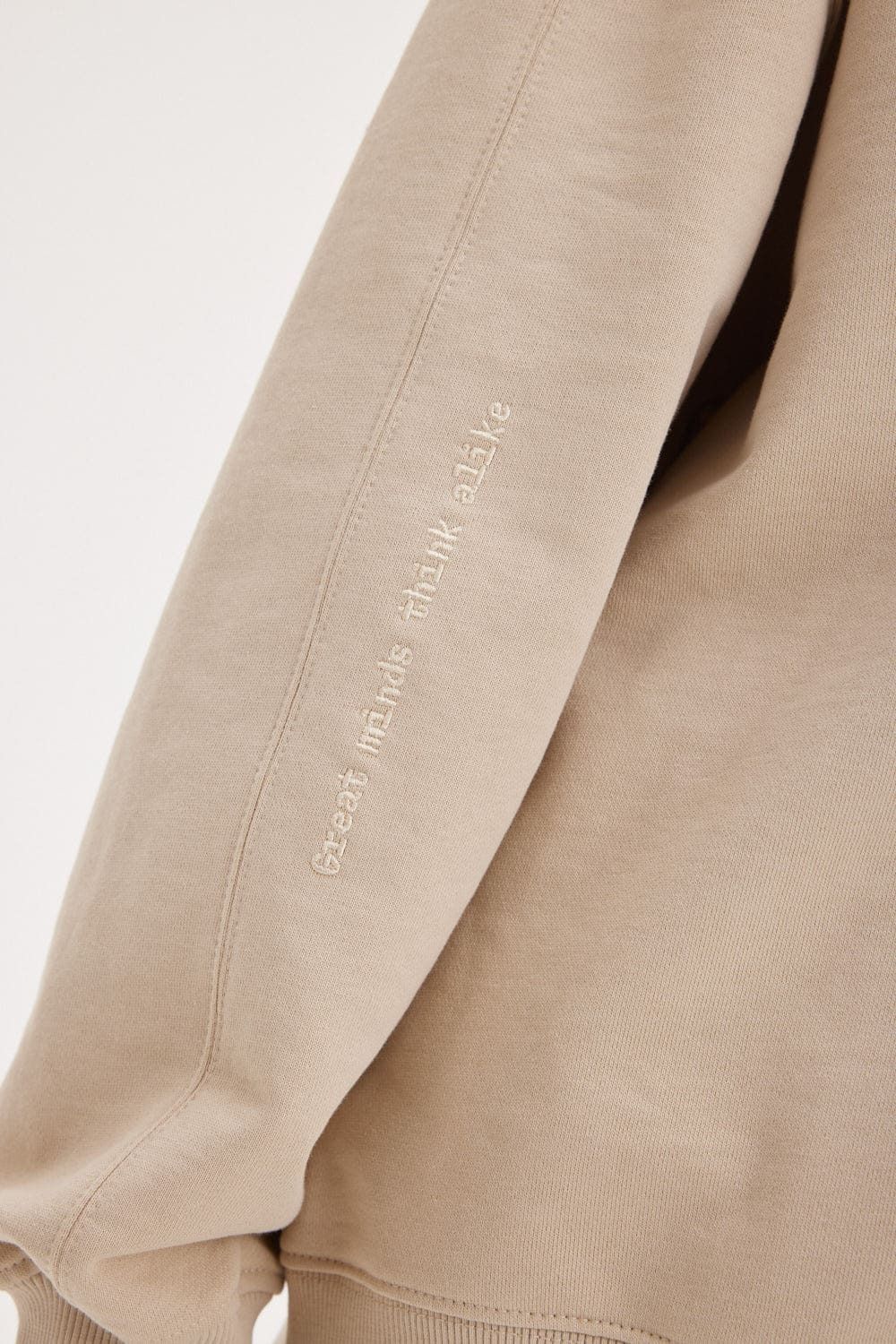 Свитшот из 100% хлопка "Беж" женский