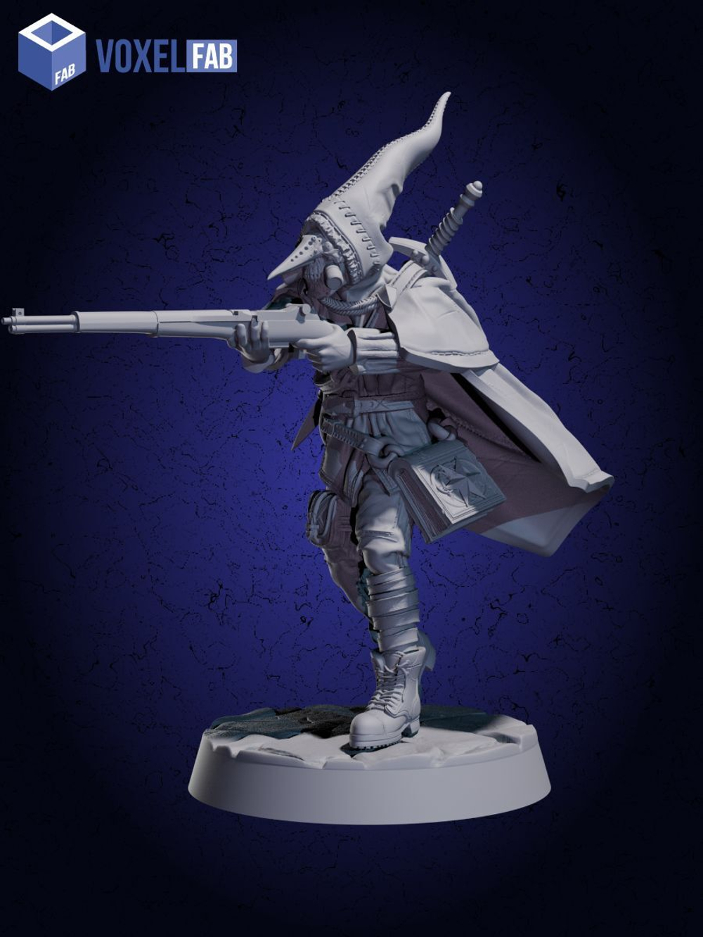 Кровавые охотники Набор для настольных игр ДнД (DnD),Pathfinder, НРИ. Масштаб 32 мм (1:56). Миниатюр;