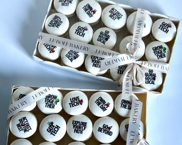 Макарон с логотипом, 15 шт