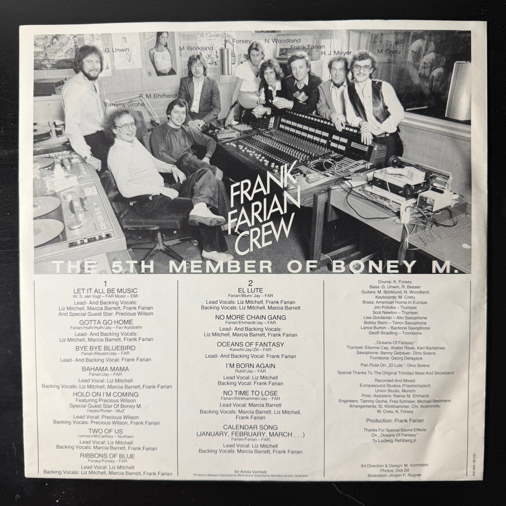 Boney M. ‎– Oceans Of Fantasy (Германия 1979г.)