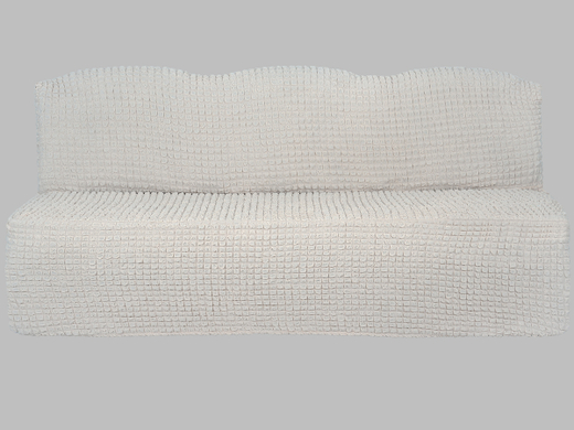 Чехол на трехместный диван без подлокотников Модерн, цвет Слоновая кость