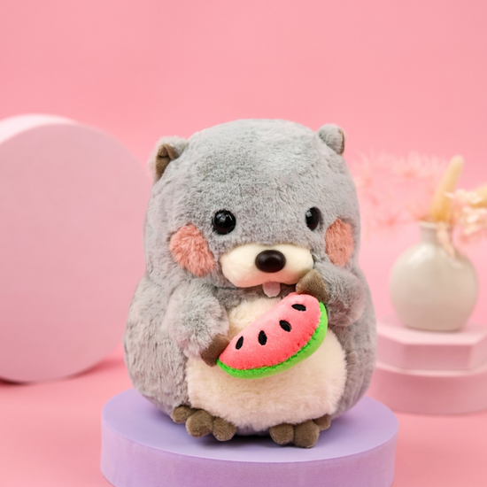 Мягкая игрушка Marmot A Сурок с арбузом, 20см