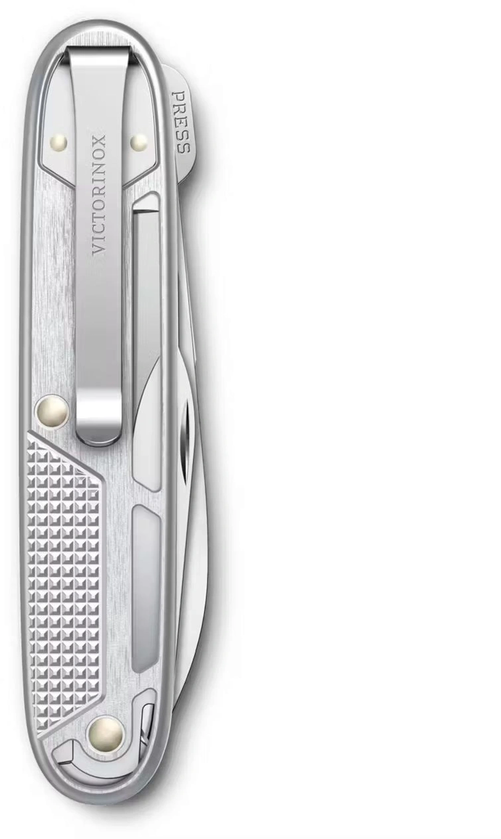Нож Victorinox Synergy Alox, 93 мм, 9 функций, серебристый, картонная коробка