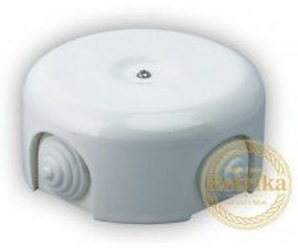 Распаячная коробка Белая D-90 Retrika RR-09001 / Ø 90 мм