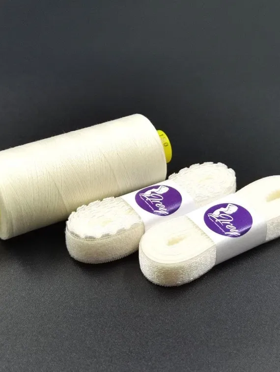 004 612/10 Бретель матовая Lauma 10 мм, айвори 004