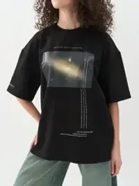 Футболка оверсайз "Туманность Андромеды" взрослая