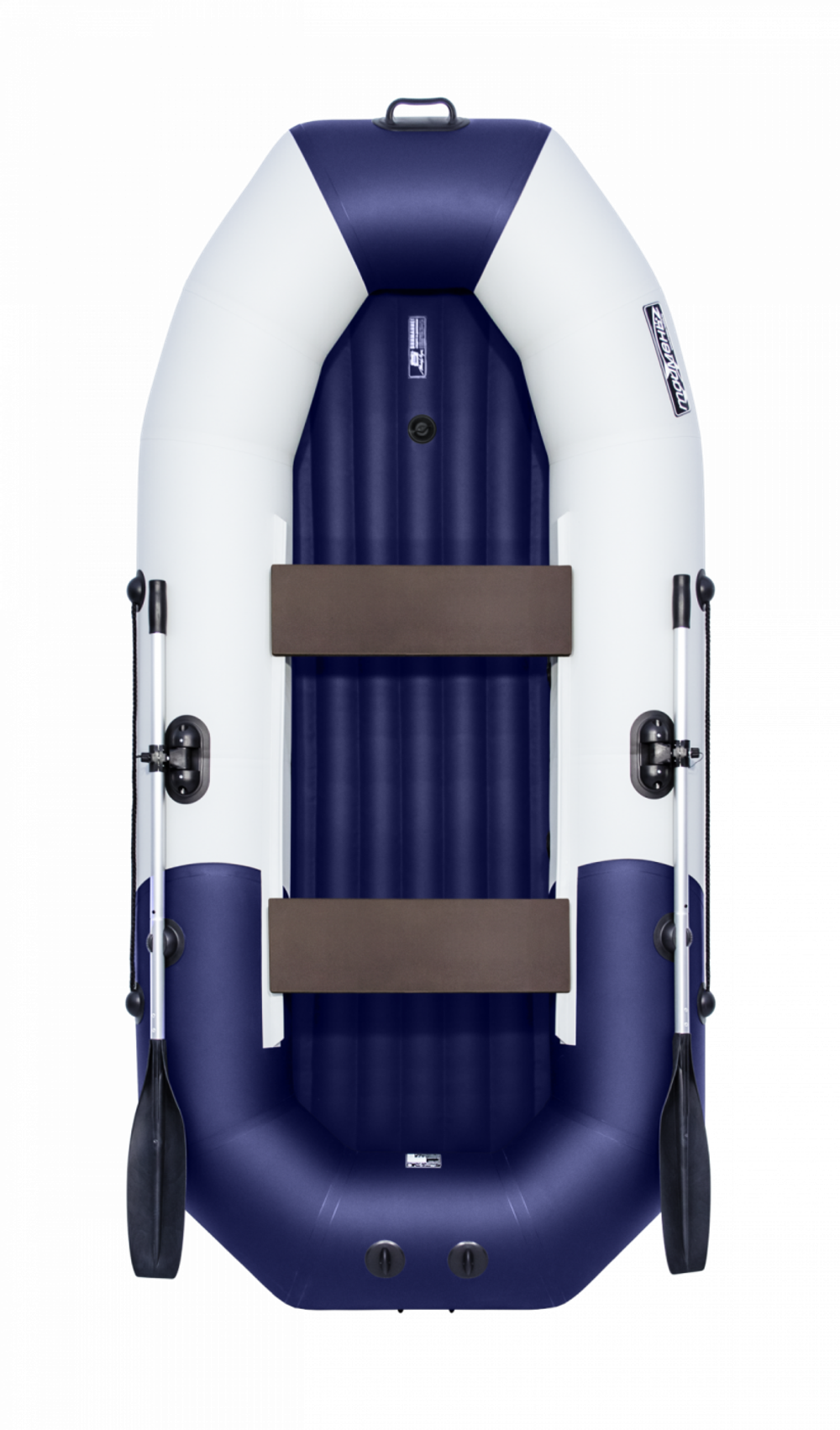 Таймень N 270 НД серый-синий надувное дно (лодка пвх)