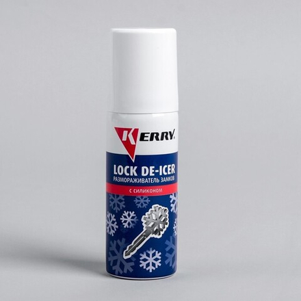 Размораживатель замков KERRY с PTFE смазкой (24шт.)