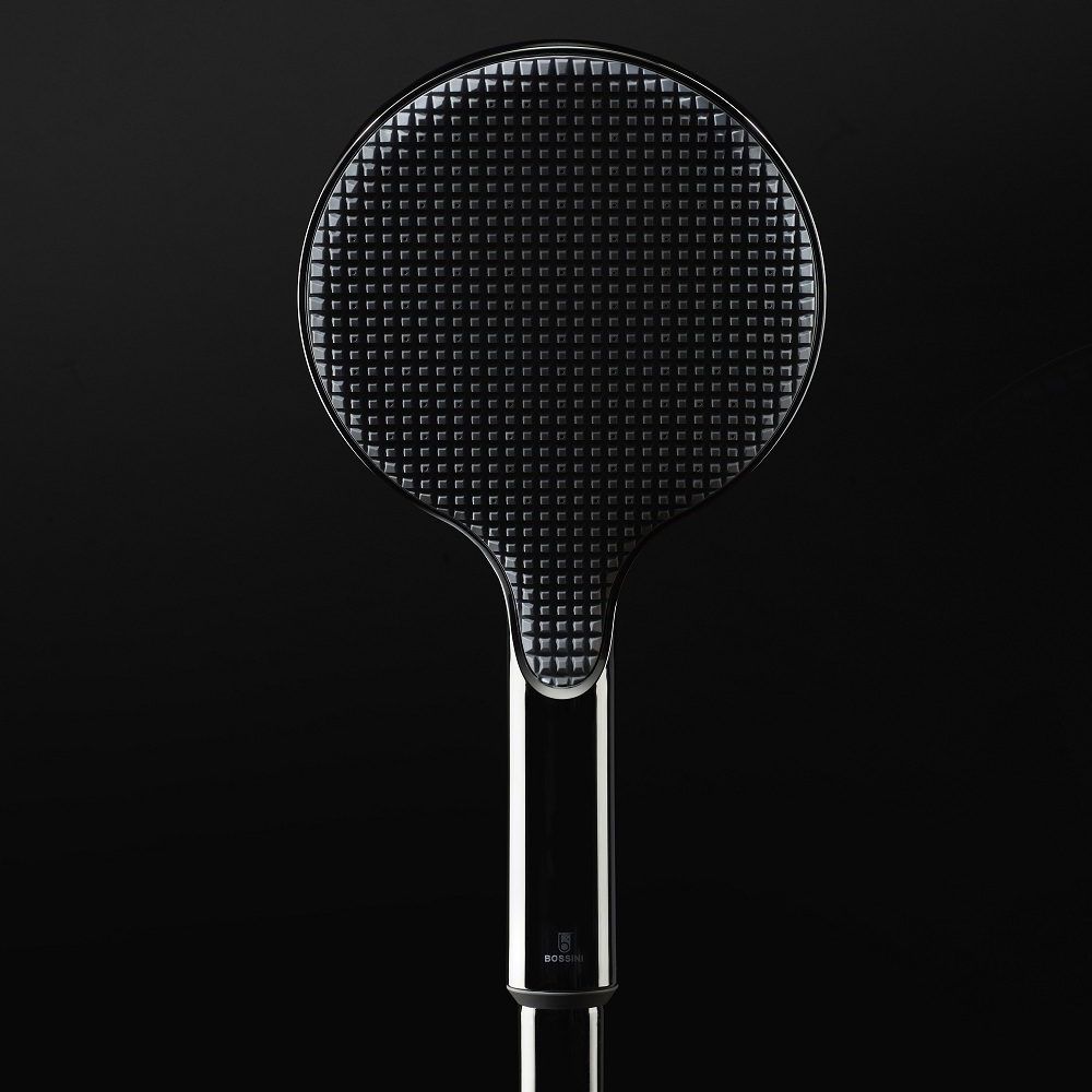 Bossini Apice термостат на 2 выхода, с двумя вентилями открыть-закрыть и регулировкой пропускной способности, душевая лейка Apice Ø 140 мм с фиксирова