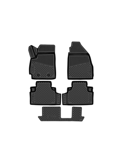 Коврики в салон для JETOUR X70 PLUS 2020-, Внедорожник, 5шт. (полиуретан) ELEMENT3DA68797210K