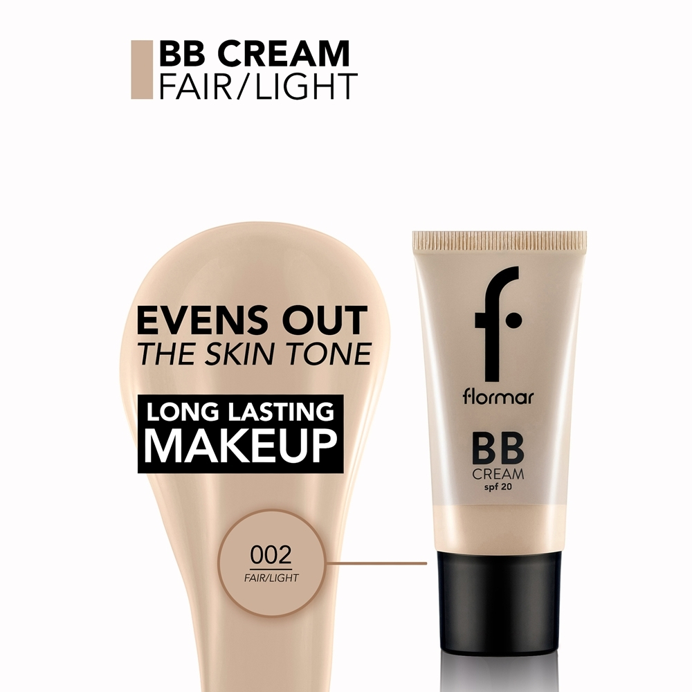 flormar BB Cream - BB-крем с увлажняющим эффектом SPF 20, 35 ml