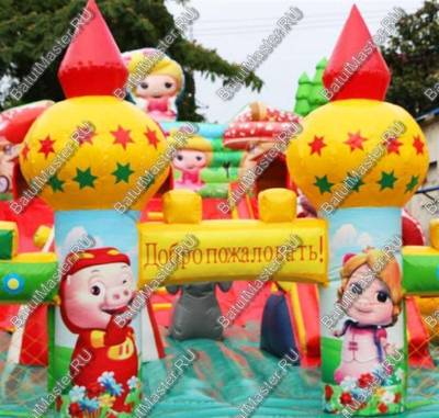 Коммерческий батут "Три поросенка"