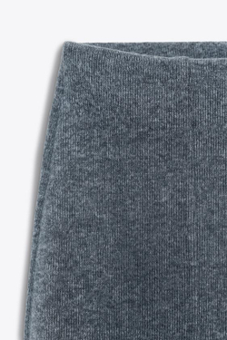 ZARA БРЮКИ-ПАЛАЦЦО ИЗ МЯГКОЙ ТКАНИ, МЯГКИЙ СЕРЫЙ