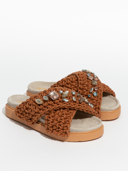 Шлепанцы INUIKII 70104-6 brown