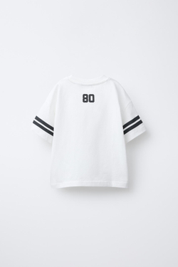 ZARA СПОРТИВНАЯ ФУТБОЛКА, БЕЛЫЙ