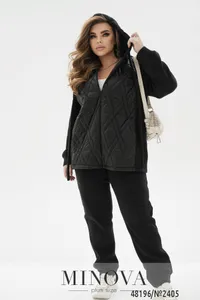 Костюм 2405-черный Minova