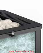 Печь ВЕЗУВИЙ Легенда 22 Панорама "М" талькохлорит