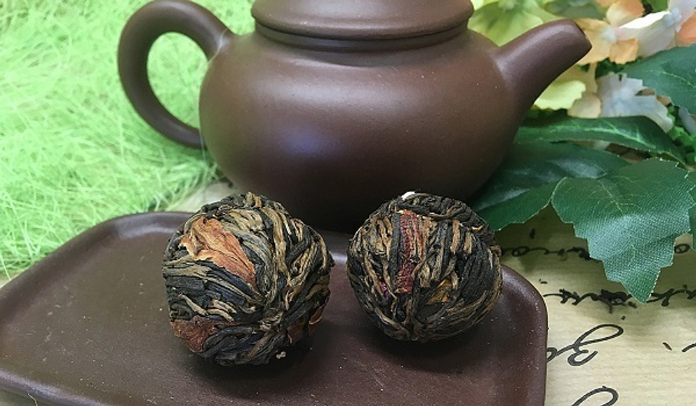 Связанный черный чай Огненный дракон (Long Feng Cheng Xiang) РЧК 500г